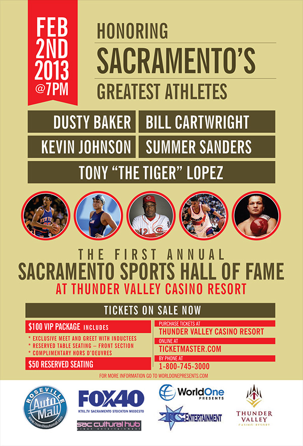 1st Annual Sacramento Sports Hall of Fame