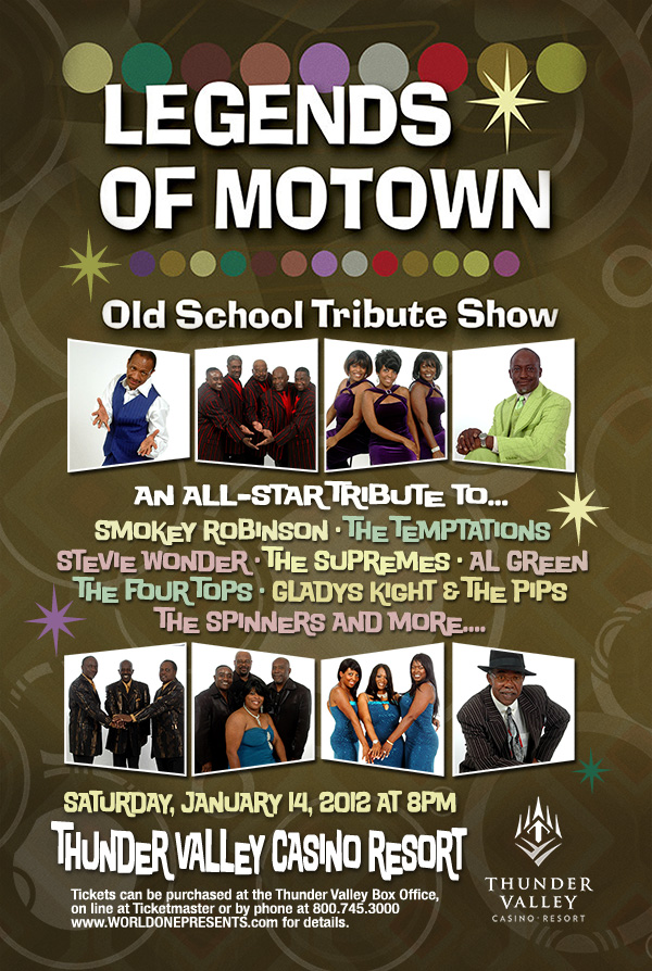 Legends of Motown Old School Tribute Show